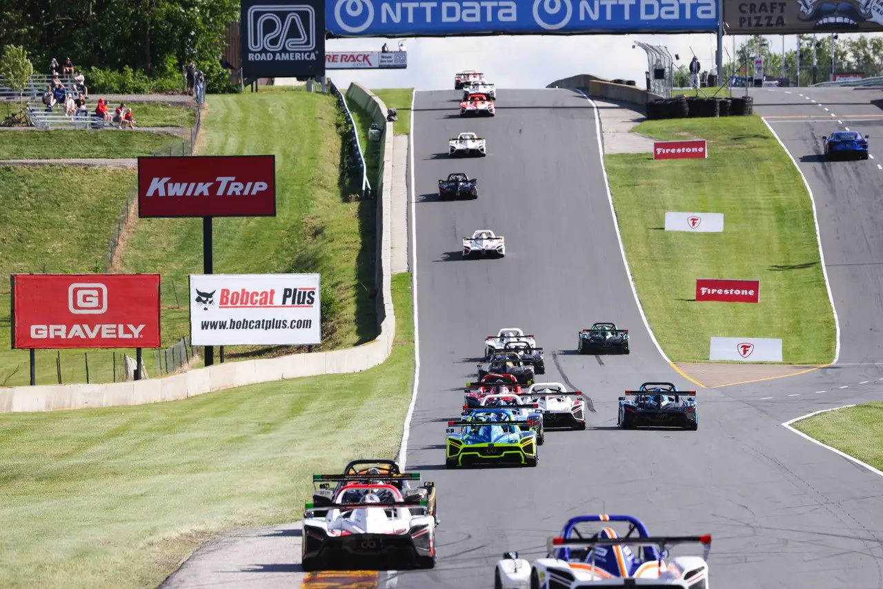 Racing at Road America, Elkhart Lake Wisconsin